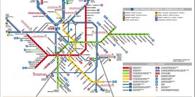 Milano jernbanestasjon kart
