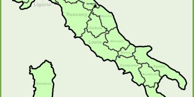 Kart over italia viser milano