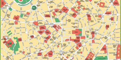 Milano city center kart