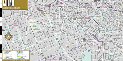 Street kart over milano sentrum